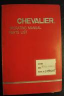 Chevalier-Chevalier Super 612, 618, 818 Surface Grinder Manual-612-618-818-01